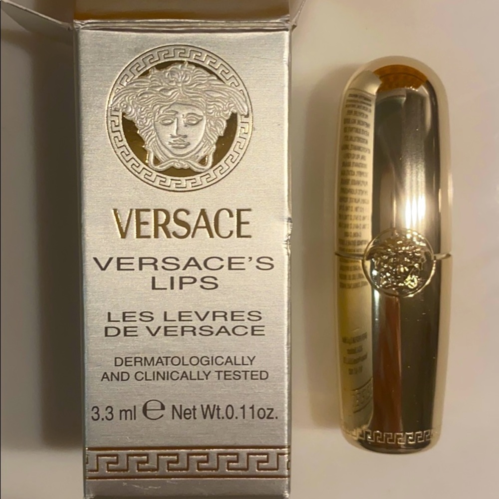 Versace hot pink lipstick makeup